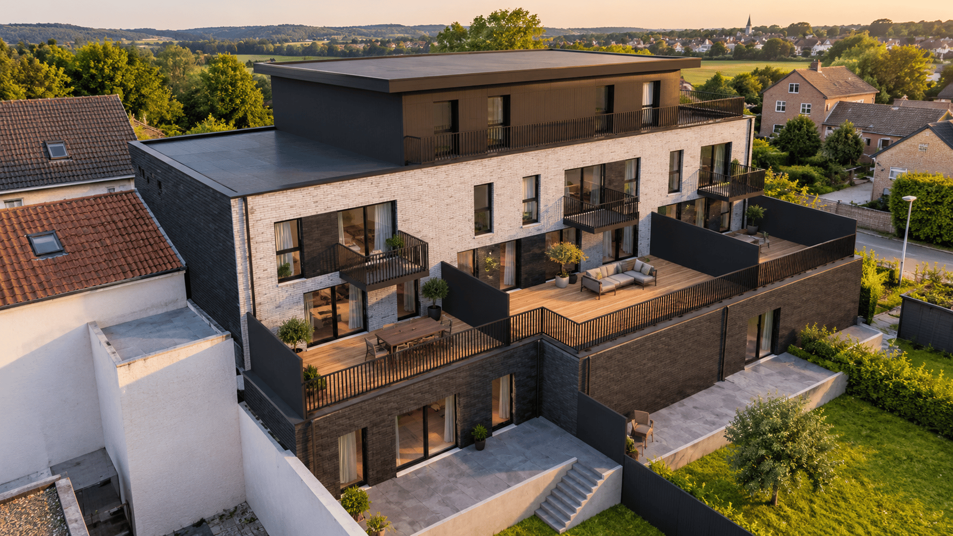 Terrain à vendre avec permis octroyé pour 8 appartements, photo 14 sur 19