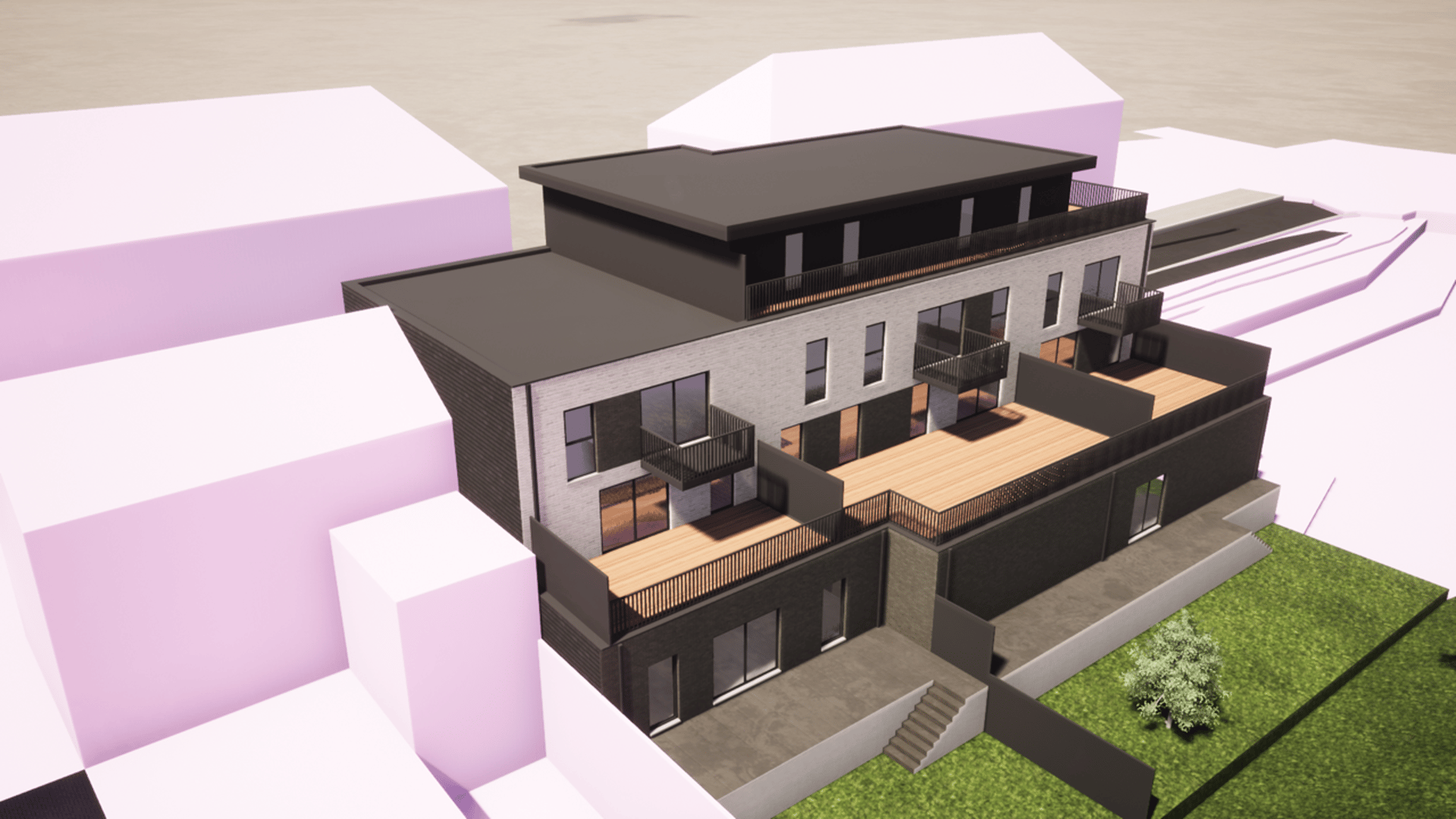 Terrain à vendre avec permis octroyé pour 8 appartements, photo 15 sur 19