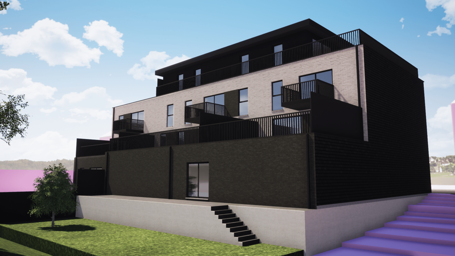 Terrain à vendre avec permis octroyé pour 8 appartements, photo 10 sur 19