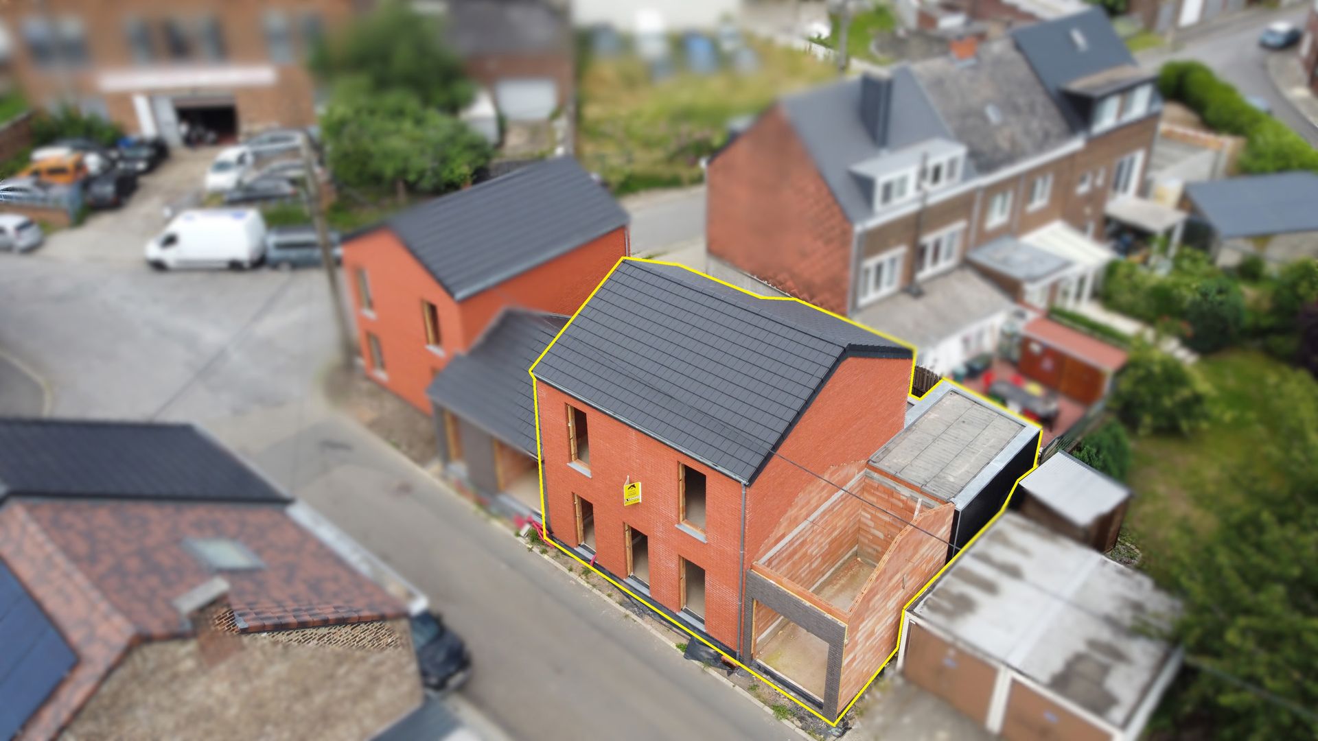 Maison gros-œuvre 2 chambres avec garage — Charleroi Montignies-sur-Sambre